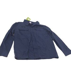 Crazy 8 Boys Button Down Blue, Size L (10-12) Shirt